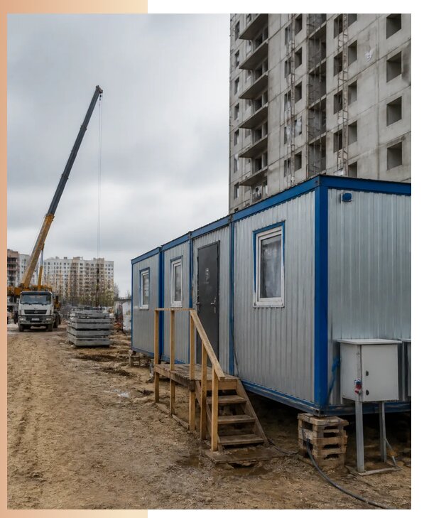 Аренда строительных вагончиков для рабочих в Нерюнгри